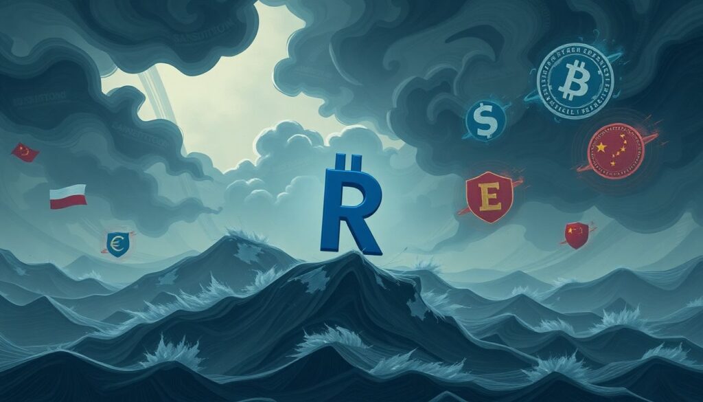 Будущее рубля в условиях геополитической турбулентности: сценарии и прогнозы для граждан и бизнеса - иллюстрация