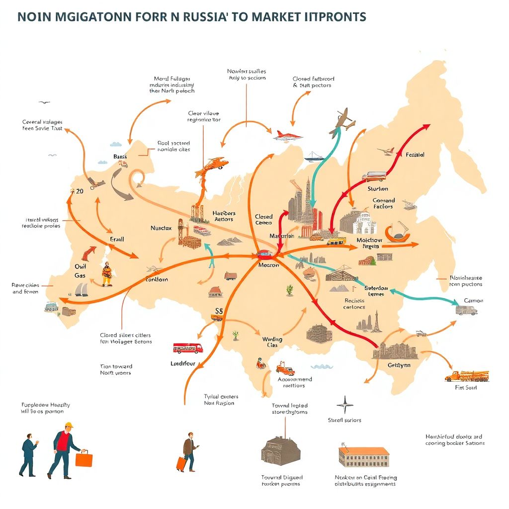 Миграционные потоки и рынок труда: как миграция меняет российские города
