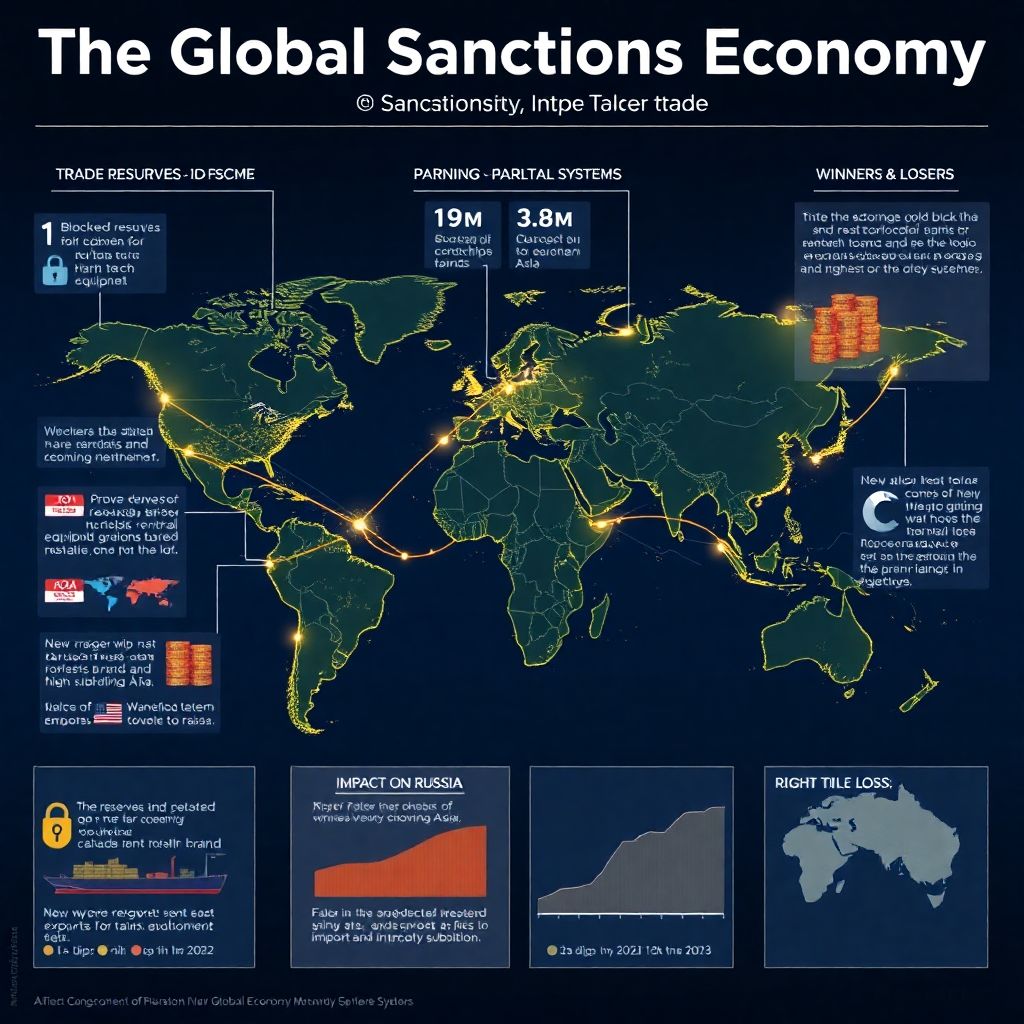 Экономика санкций: кто на самом деле выигрывает и проигрывает в глобальной войне